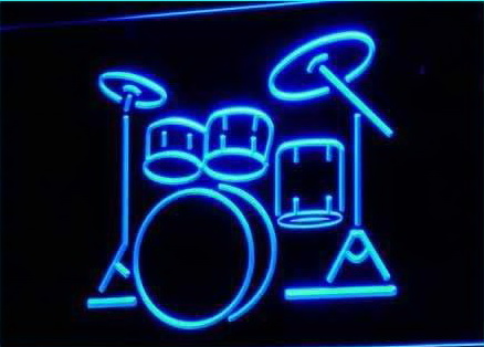 My Band Room Drum Music Instruments Light signs